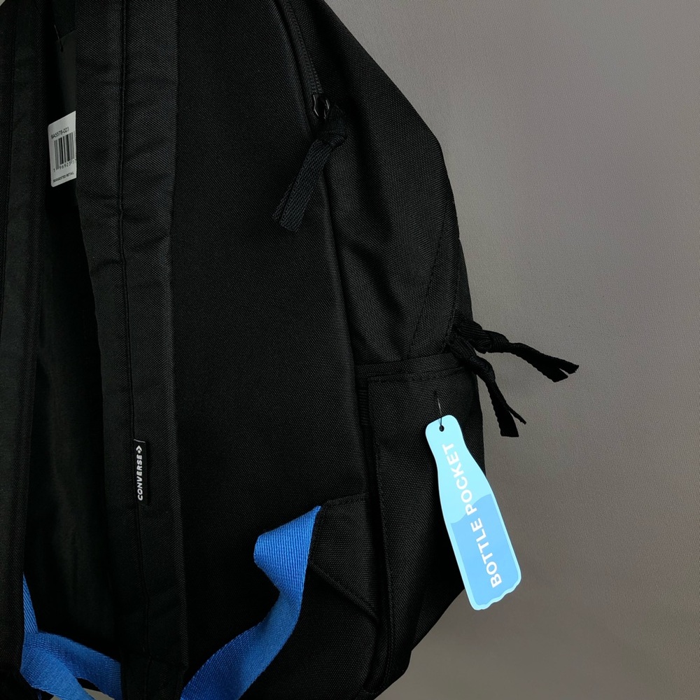 Converse Varsity Black Backpack with Blue Accents - Picture 5 of 5